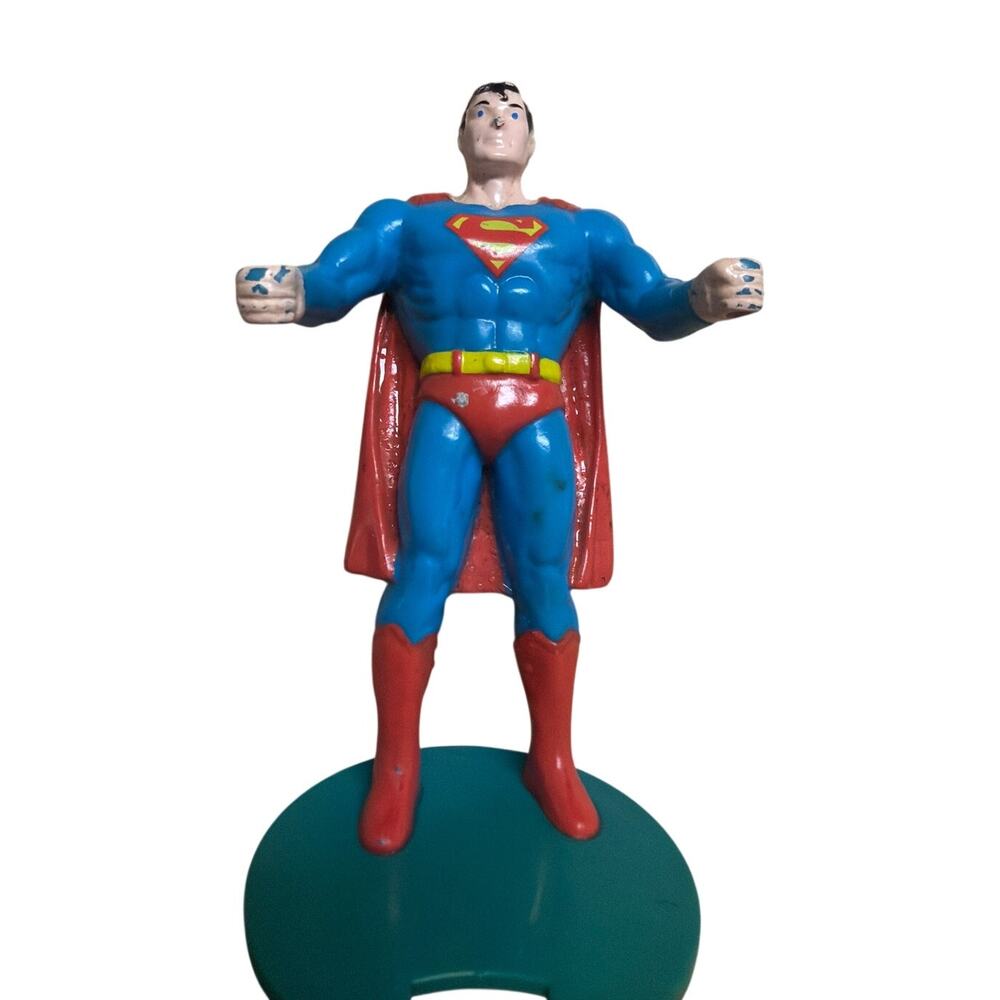 Batman Superman Figure Lot DC Comics Vintage 1996 Toy Set 3 Figures Preowned - Picture 3 of 8